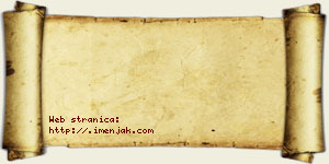 Kaća Ruhteski vizit kartica